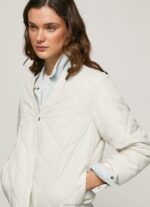 Women Mousse Pepe Jeans Diamond Quilted Jacket 60J40120