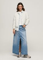 Women Mousse Pepe Jeans Diamond Quilted Jacket 60J40120 - Image 3