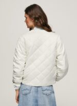 Women Mousse Pepe Jeans Diamond Quilted Jacket 60J40120 - Image 4