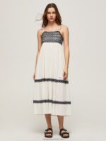 Women Mousse Pepe Jeans Embroidered Cotton Dress 60J40189