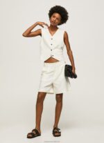Women Mousse Pepe Jeans Flowy Bermuda Shorts 60J40475
