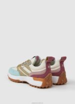 Women Mousse Pepe Jeans Lucky Print Combined Sneakers 60J40578 - Image 4