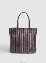 Women Mousse Pepe Jeans Macrame And Straw Bucket Bag 60J40740 - Image 5