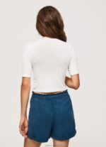 Women Mousse Pepe Jeans Ribbed Cardigan Shirt 60J40383 - Image 4