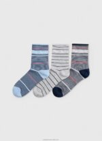 Women Multi Pepe Jeans 3Pack Striped Socks 60J40564
