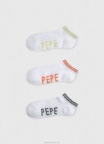 Women Multi Pepe Jeans 3Pack Striped Socks 60J40564 - Image 4
