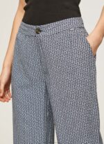 Women Multi Pepe Jeans All Over Logo Printed Trousers 60J40307 - Image 3