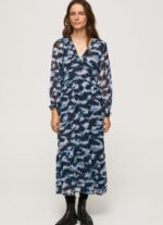 Women Multi Pepe Jeans Blita Printed Midi Dress 60J40194 - Image 2