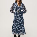 Women Multi Pepe Jeans Blita Printed Midi Dress 60J40194