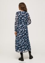 Women Multi Pepe Jeans Blita Printed Midi Dress 60J40194 - Image 4
