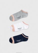Women Multi Pepe Jeans Brooka 3-Pack Socks 60J40560