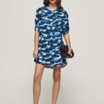 Women Multi Pepe Jeans Burnet Short Camouflage Dress 60J40173