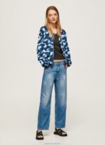 Women Multi Pepe Jeans Camouflage Bomber Jacket 60J40126 - Image 2