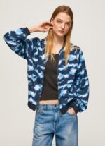 Women Multi Pepe Jeans Camouflage Bomber Jacket 60J40126 - Image 3
