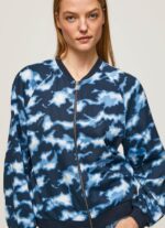 Women Multi Pepe Jeans Camouflage Bomber Jacket 60J40126 - Image 4