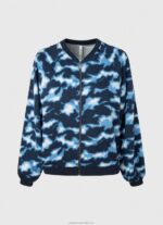 Women Multi Pepe Jeans Camouflage Bomber Jacket 60J40126 - Image 5