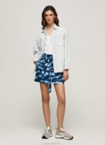 Women Multi Pepe Jeans Camouflage Print Mini Skirt 60J40500