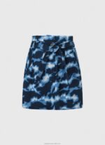 Women Multi Pepe Jeans Camouflage Print Mini Skirt 60J40500 - Image 5