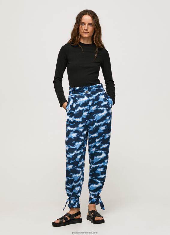 women_multi_pepe_jeans_camouflage_print_pants_60j40305.jpg Women Multi Pepe Jeans Camouflage Print Pants 60J40305 - Image 1