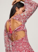 Women Multi Pepe Jeans Chiffon Dress 60J40143 - Image 2