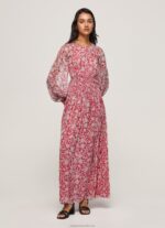 Women Multi Pepe Jeans Chiffon Dress 60J40143 - Image 3