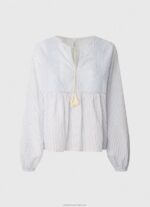 Women Multi Pepe Jeans Cotton Voile Tunic 60J40349 - Image 5