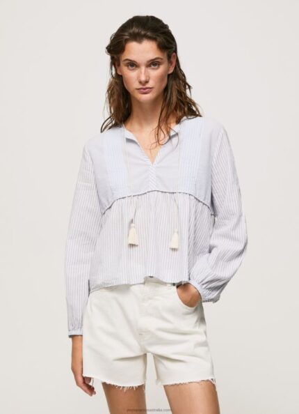 Women Multi Pepe Jeans Cotton Voile Tunic 60J40349