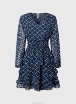 Women Multi Pepe Jeans Eyra Printed Mini Dress 60J40198 - Image 5