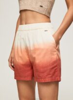 Women Multi Pepe Jeans Faded Effect Cotton Shorts 60J40506 - Image 3
