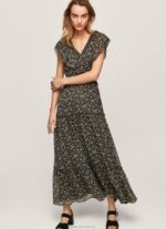 Women Multi Pepe Jeans Floral Chiffon Dress 60J40214 - Image 2