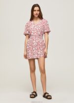 Women Multi Pepe Jeans Floral Print Short Jumpsuit 60J40168 - Image 2