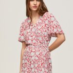 Women Multi Pepe Jeans Floral Print Short Jumpsuit 60J40168