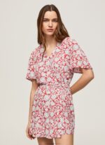 Women Multi Pepe Jeans Floral Print Short Jumpsuit 60J40168