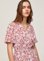 Women Multi Pepe Jeans Floral Print Short Jumpsuit 60J40168 - Image 3