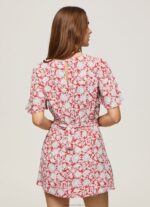 Women Multi Pepe Jeans Floral Print Short Jumpsuit 60J40168 - Image 4