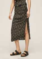 Women Multi Pepe Jeans Floral Print Skirt 60J40482 - Image 2