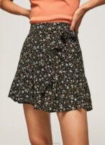 Women Multi Pepe Jeans Floral Print Skirt 60J40483 - Image 3