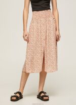 Women Multi Pepe Jeans Floral Print Skirt 60J40511 - Image 3