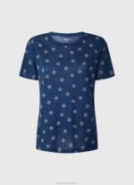 Women Multi Pepe Jeans Floral Print T-Shirt 60J40444 - Image 5