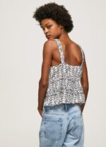 Women Multi Pepe Jeans Floral Print Tank Top 60J40334 - Image 5