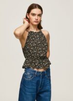 Women Multi Pepe Jeans Floral Print Tank Top 60J40366 - Image 3