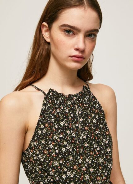 Women Multi Pepe Jeans Floral Print Tank Top 60J40366
