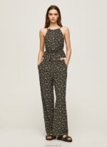 Women Multi Pepe Jeans Floral Print Wide Trousers 60J40292