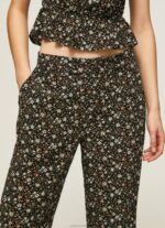 Women Multi Pepe Jeans Floral Print Wide Trousers 60J40292 - Image 3