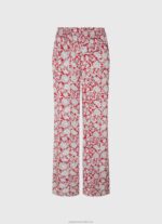 Women Multi Pepe Jeans Floral Print Wide Trousers 60J40304 - Image 5
