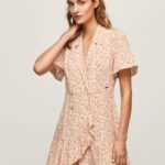 Women Multi Pepe Jeans Floral Wrapped Dress 60J40213