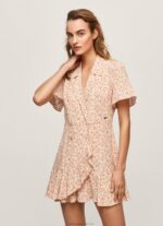 Women Multi Pepe Jeans Floral Wrapped Dress 60J40213