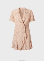 Women Multi Pepe Jeans Floral Wrapped Dress 60J40213 - Image 5