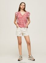 Women Multi Pepe Jeans Flower Printed Blouse 60J40372 - Image 2