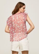 Women Multi Pepe Jeans Flower Printed Blouse 60J40372 - Image 4